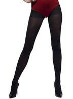 Opaque Black Full Length Women's Stockings
