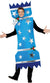 Funny Blue Christmas Cracker Men's Fancy Dress Costume Front Image