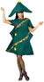 Novelty Felt Green Women's Christmas Tree With Tinsel And Decorations Costume Main Image