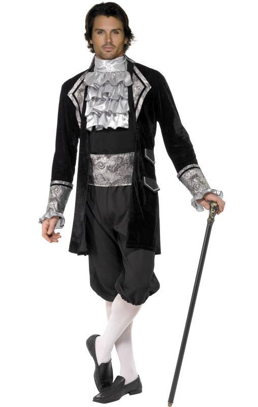 Men's Gothic Vampire Halloween Costume Alternative Image