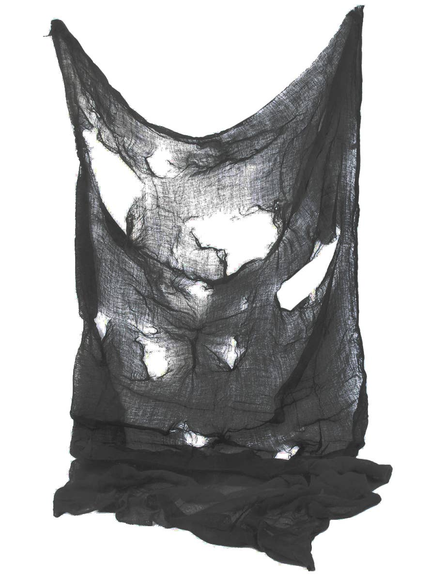 Black Tattered Cloth Halloween Decoration