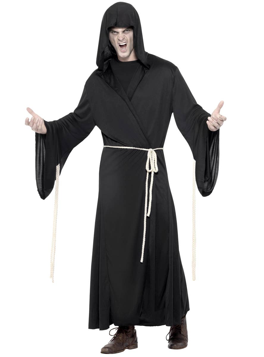 Men's Grim Reaper Budget Halloween Costume - Alt  Image