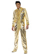 Men's Gold Elvis Presley Costume Suit Front Image