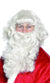 Men's Curly White Santa Wig and Beard Accessory Set by Smiffy's