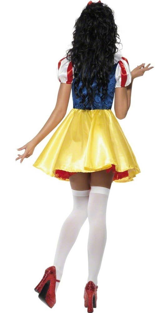 Women's Sexy Fairytale Snow White Costume Back View
