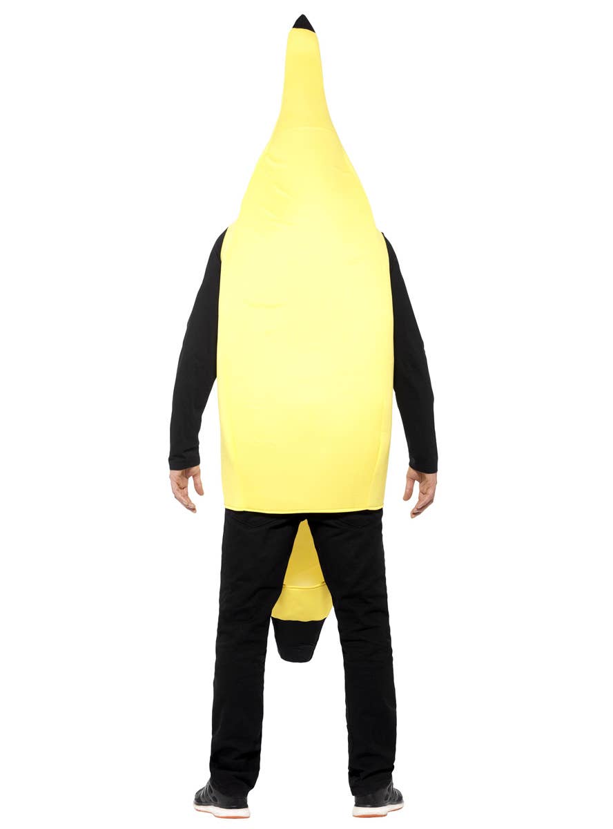 Adult's Novelty Yellow Banana Costume - Back Image