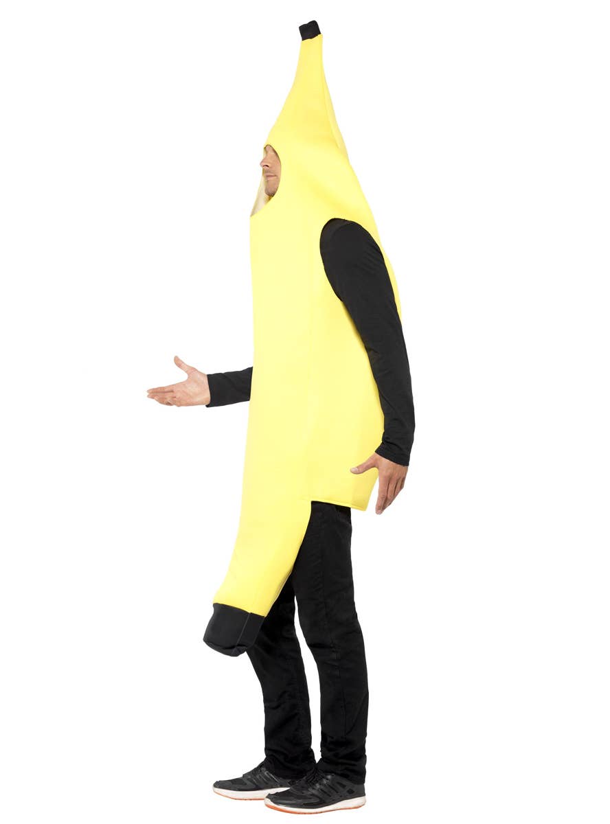 Adult's Novelty Yellow Banana Costume - Side Image
