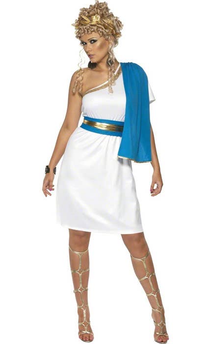 Ancient Empires Roman Toga Womens Costume - Front Image