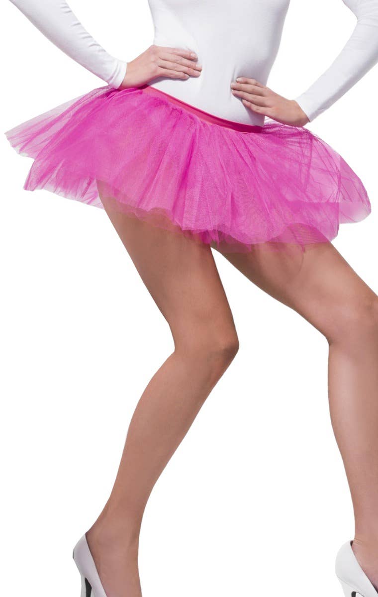 Fuchsia Pink Tutu Petticoat Front Image