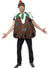 Funny Christmas Pudding Adult's Costume - Front Image