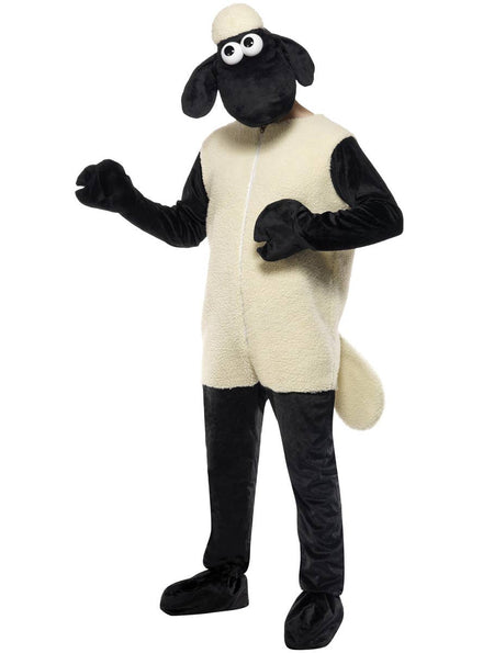 Men's Shaun The Sheep Fancy Dress Costume Front View