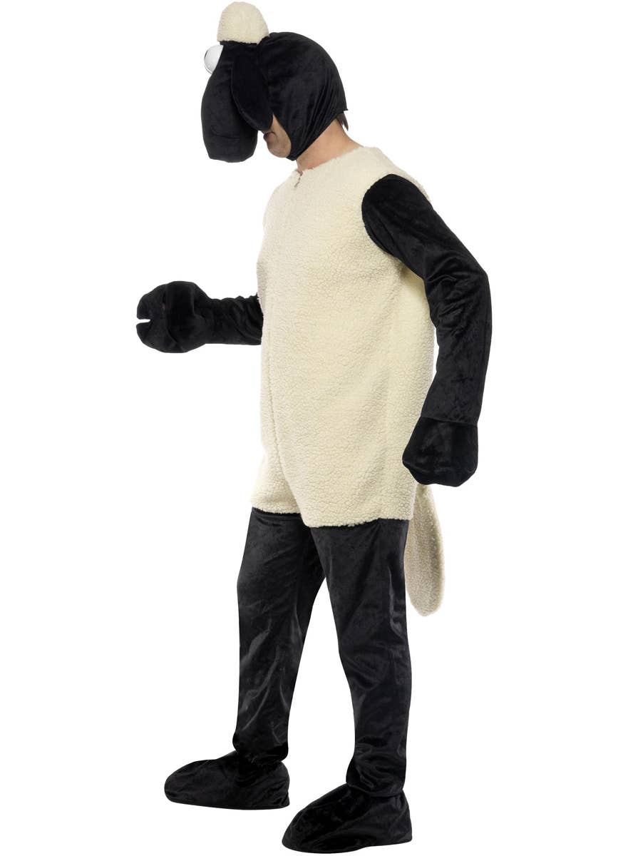 Men's Shaun The Sheep Fancy Dress Costume Side View