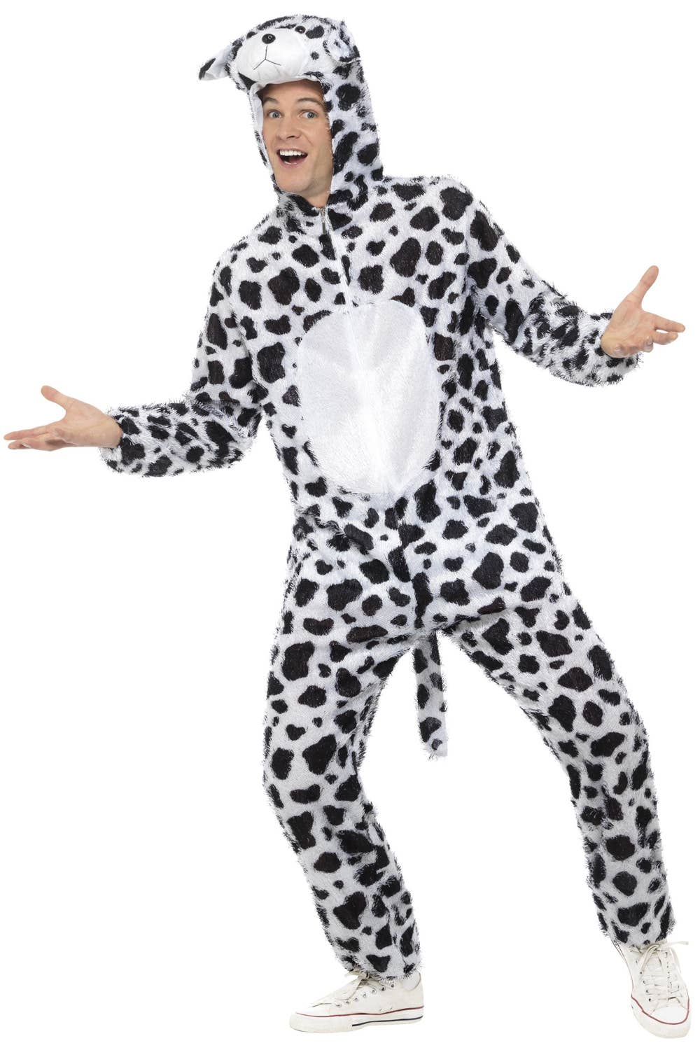 Adults Dalmatian Dog Animal Onesie Fancy Dress Costume Alt 3 Image