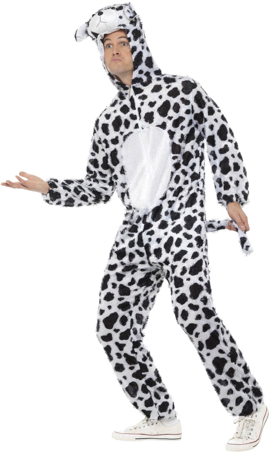 Adults Dalmatian Dog Animal Onesie Fancy Dress Costume Alt 2 Image