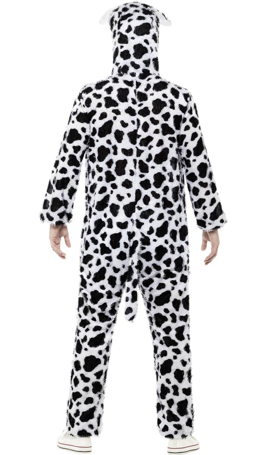 Adults Dalmatian Dog Animal Onesie Fancy Dress Costume Back Image