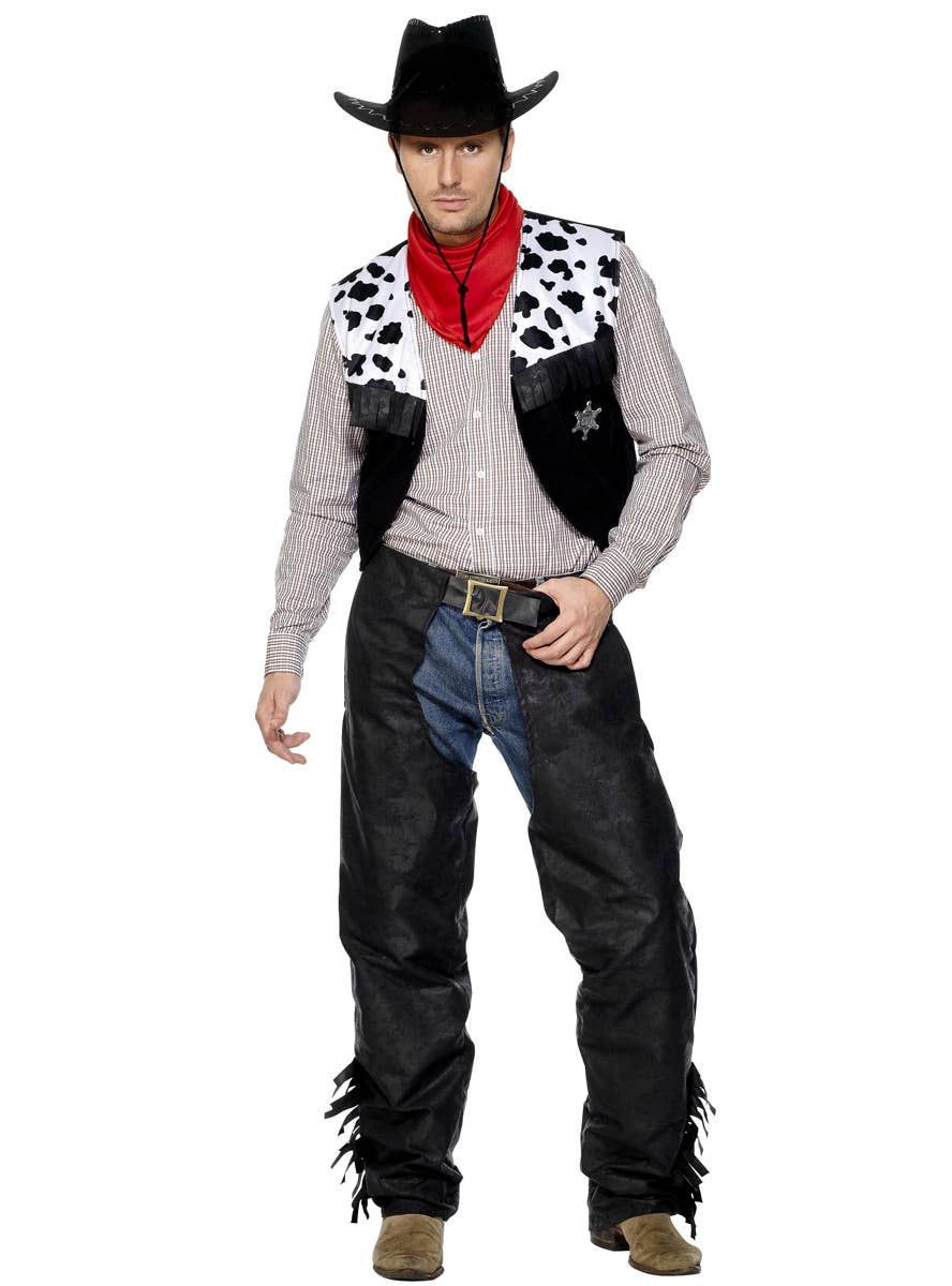 Men's Outback Cowboy Costume Front Image