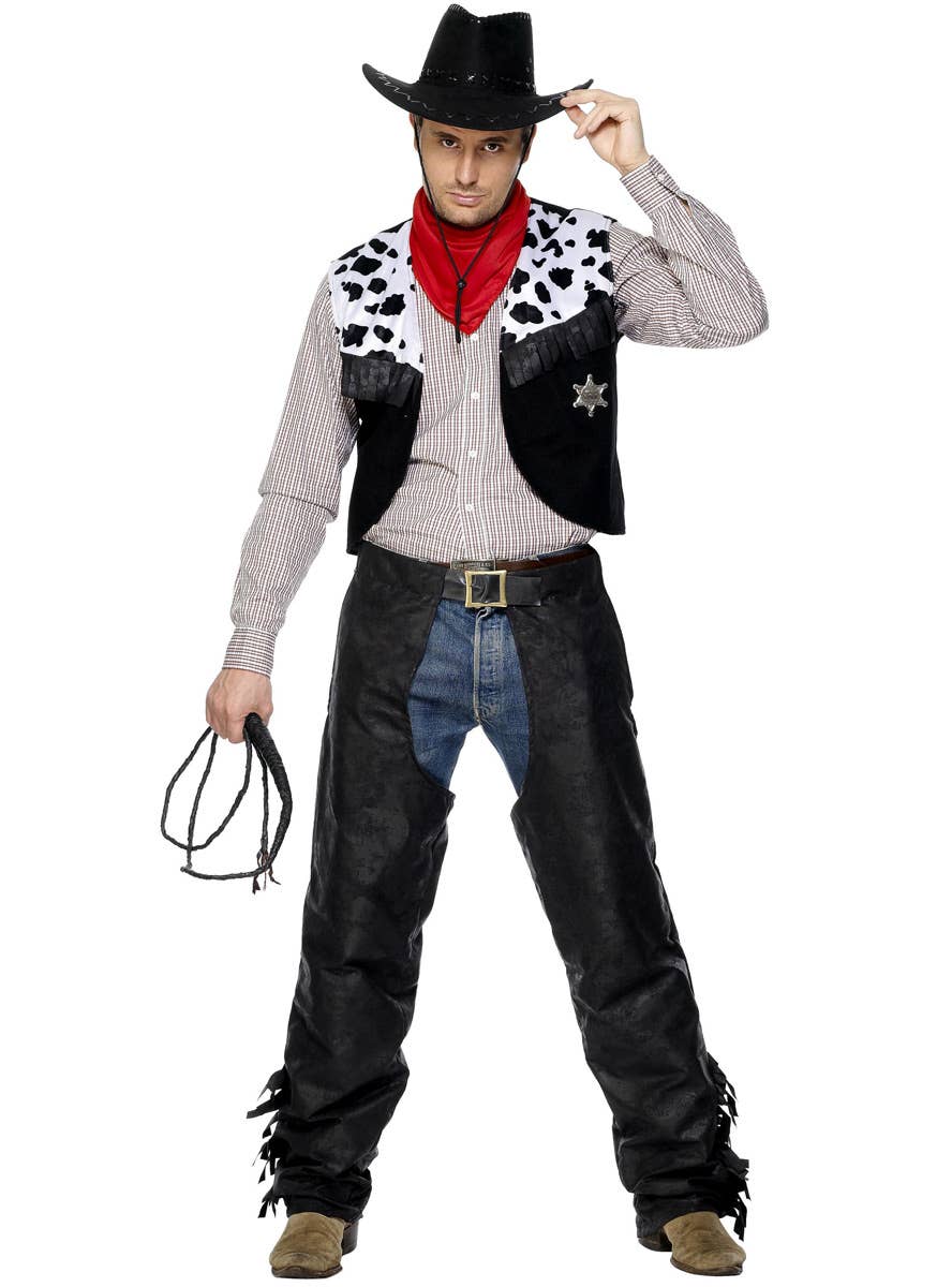 Men's Outback Cowboy Costume Alternate Front Image