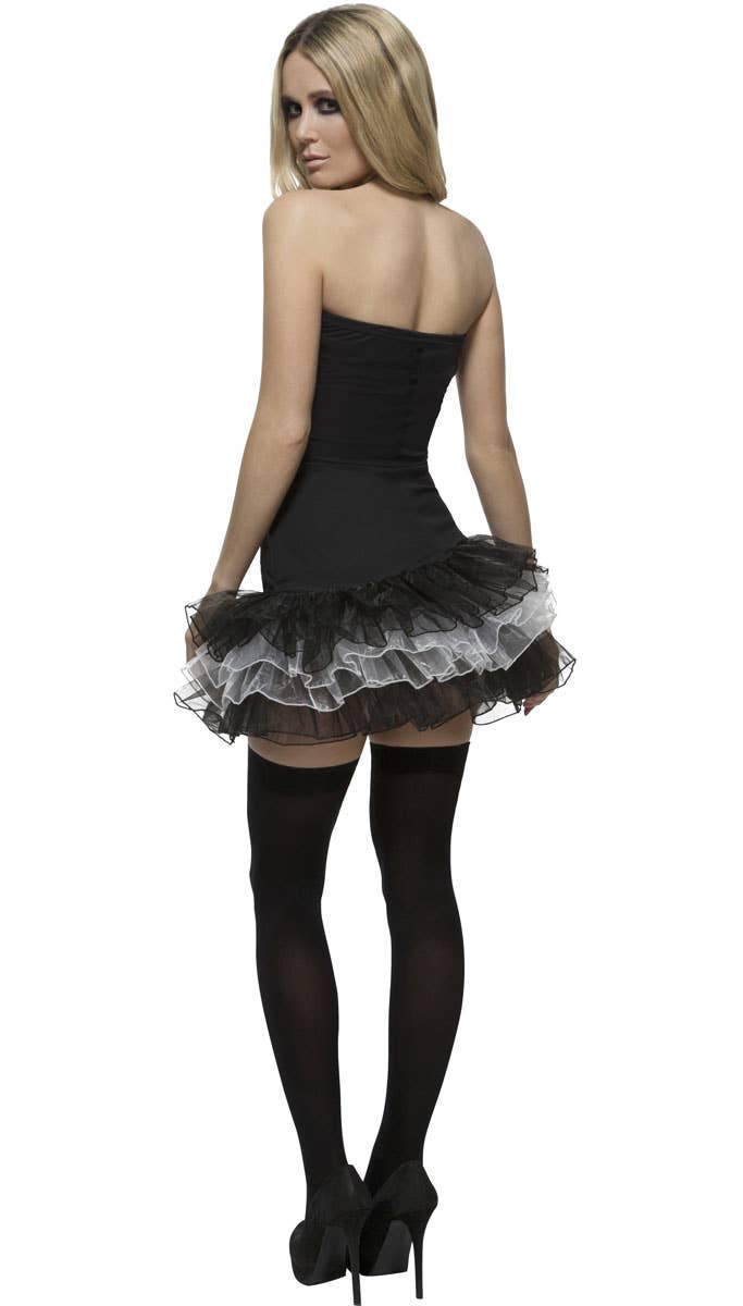 Sexy Skeleton Tutu Dress Women's Halloween Costume Back Image