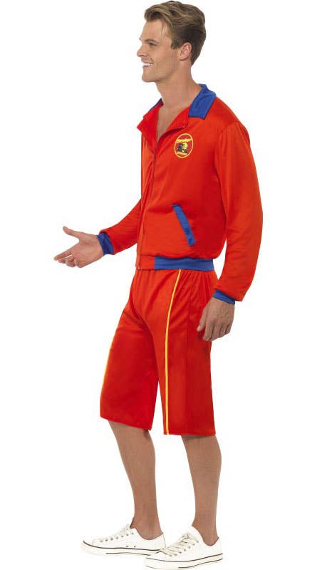 Men's Licensed Baywatch Lifeguard Costume - Side Image