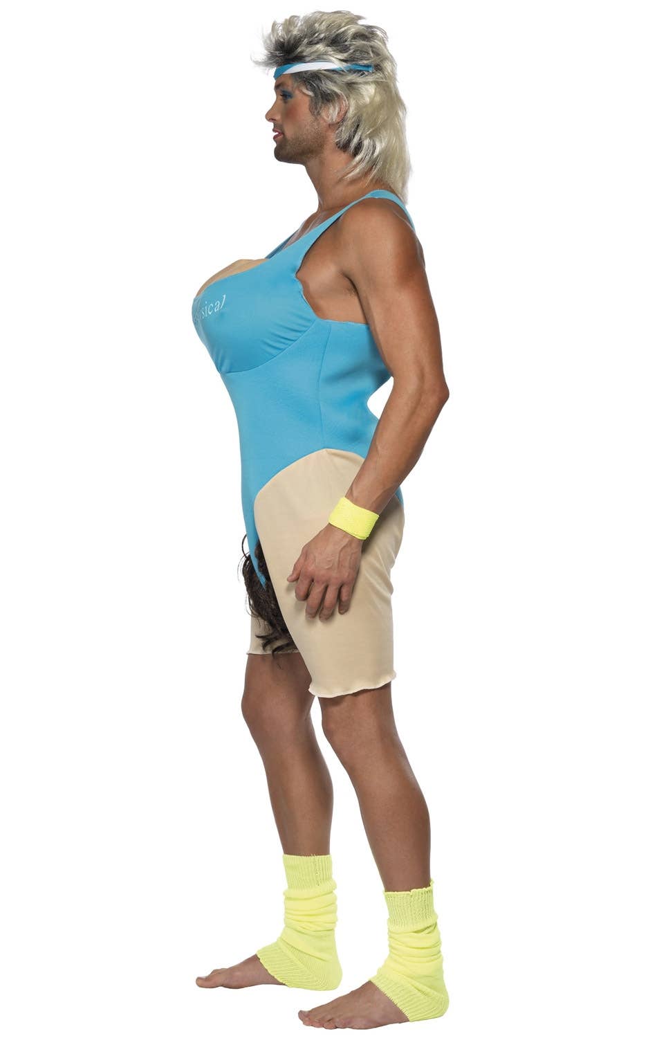 Lets Get Physical Men's Funny Aerobics Instructor Workout Costume Image 3