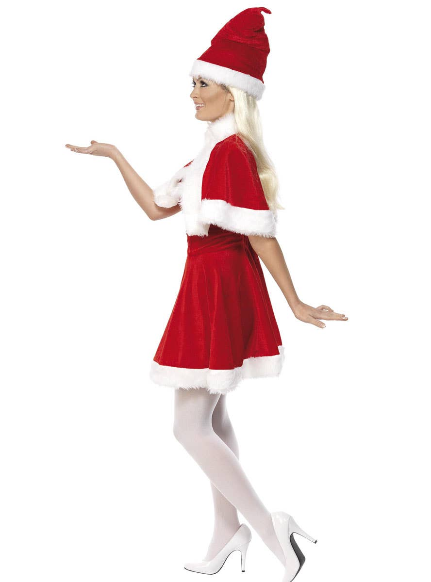 Miss Santa Women's Sexy Christmas Fancy Dress Cosutme - Side