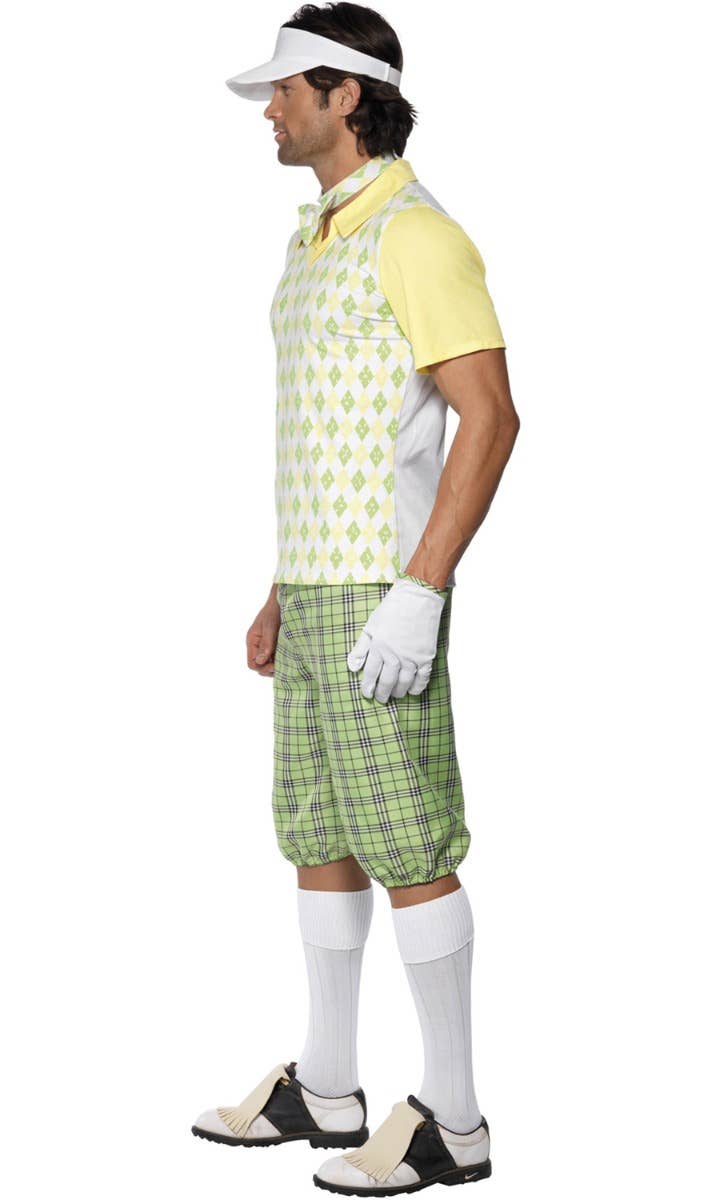 Men's Gone Golfing Sport Men's Fancy Dress Costume Side Image 