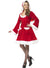 Red Velvet Mrs Claus Christmas Women's Costume - Front Image