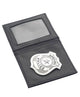 Silver Plastic Police Badge in Black Faux Lather Wallet