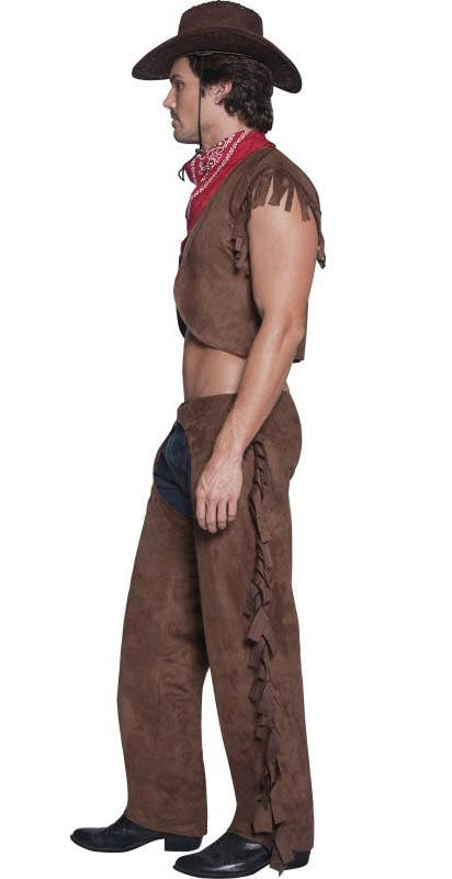 Men's Sexy Ride em' High Cowboy Costume - Side Image