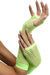Neon Green 80s Fashion Costume Fishnet Gloves - Main Image