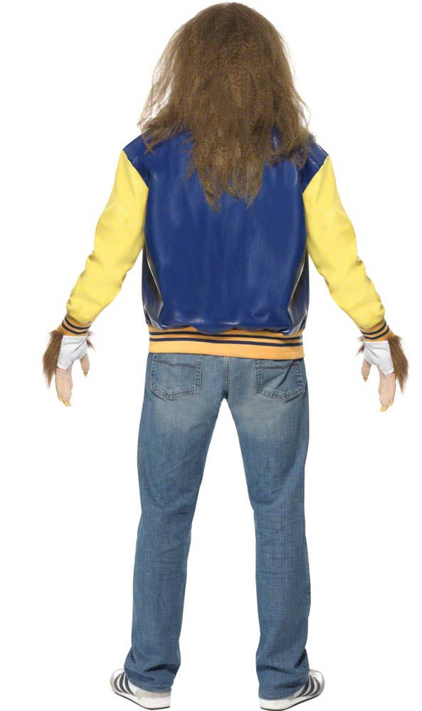 Hairy Teen Wolf Werewolf Hallowen Costume for Men - Back View