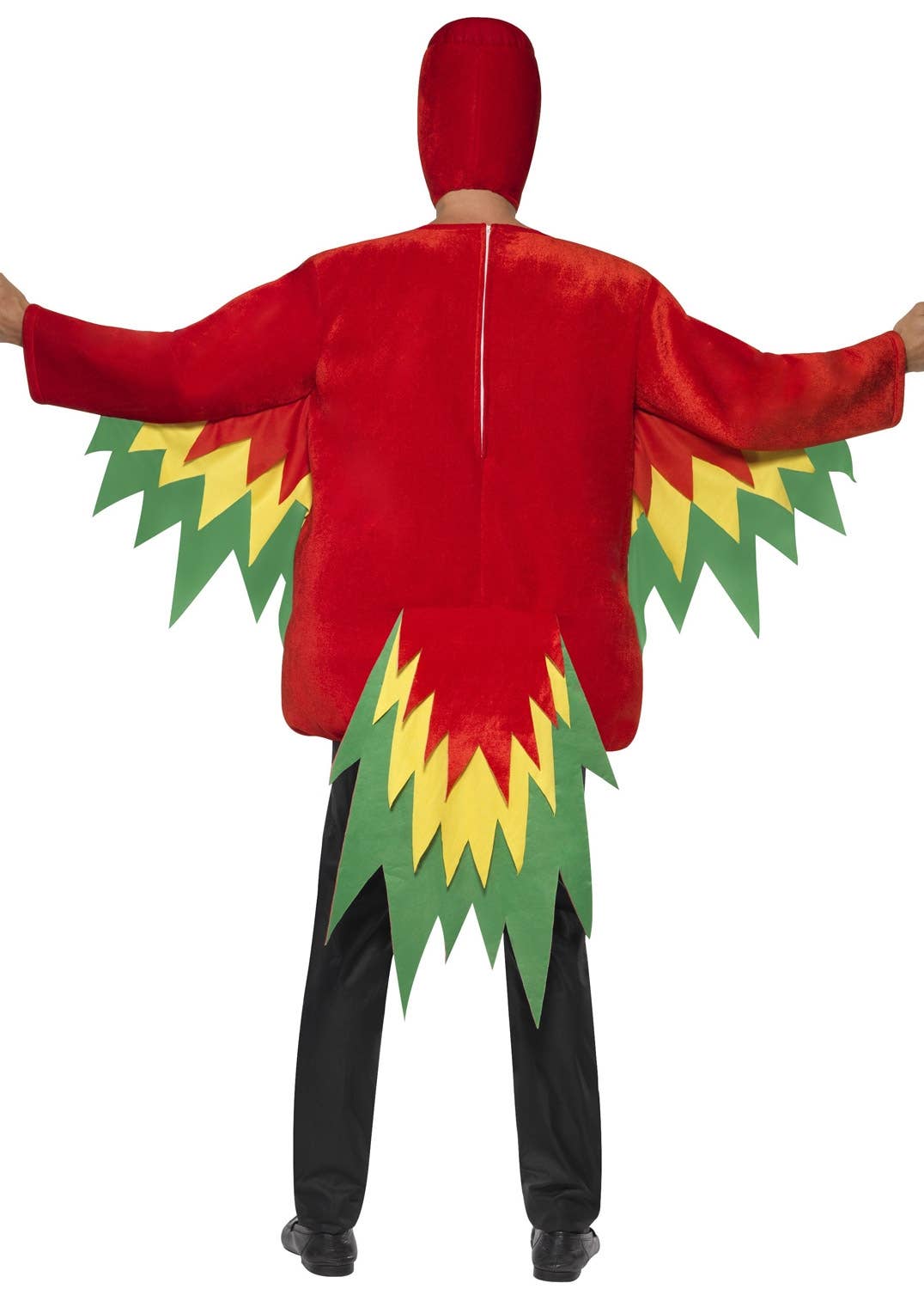 Tropical Polly Parrot Costume for Adults Back Image