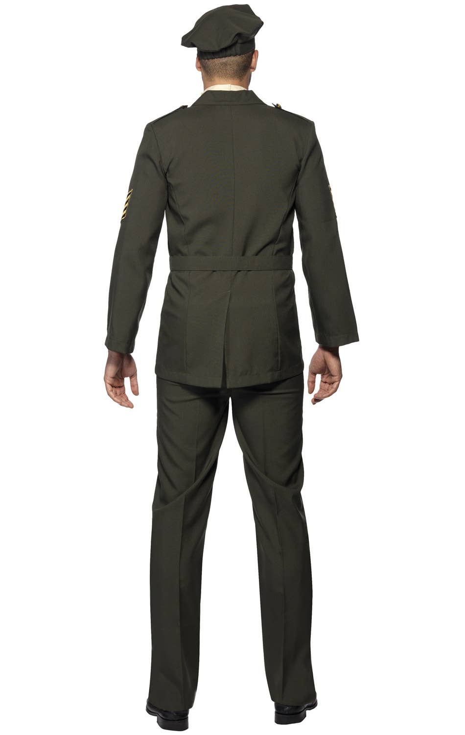 Wartime Officer Men's Military Soldier Costume Image 3