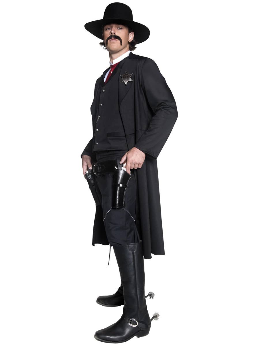 Men's Authentic Western Sheriff Costume Side Image