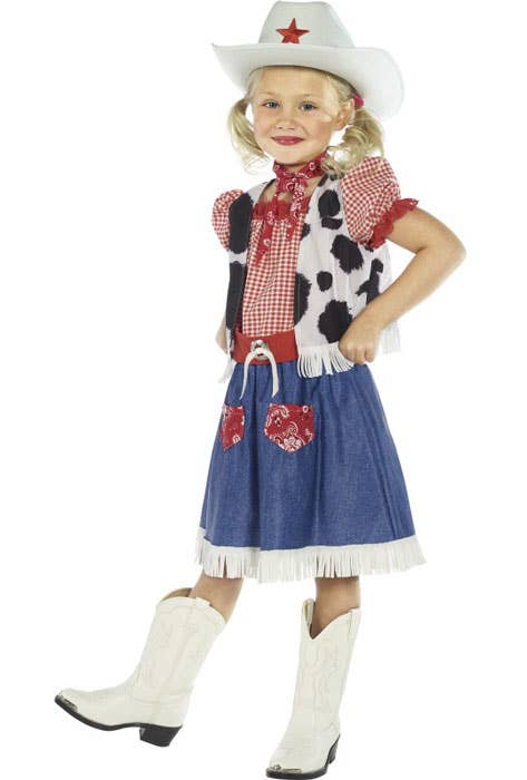 Western Girl's Cowgirl Jessie Costume Alternative View