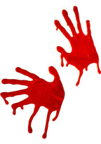 Blood Dripping Halloween Handprint Decorations