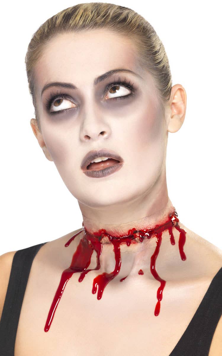 Special Effects Slashed Neck Halloween Prosthetic