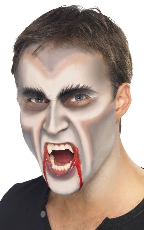 Special Effects Vampire Costume Makeup Kit with Fangs - Alternative Image 1