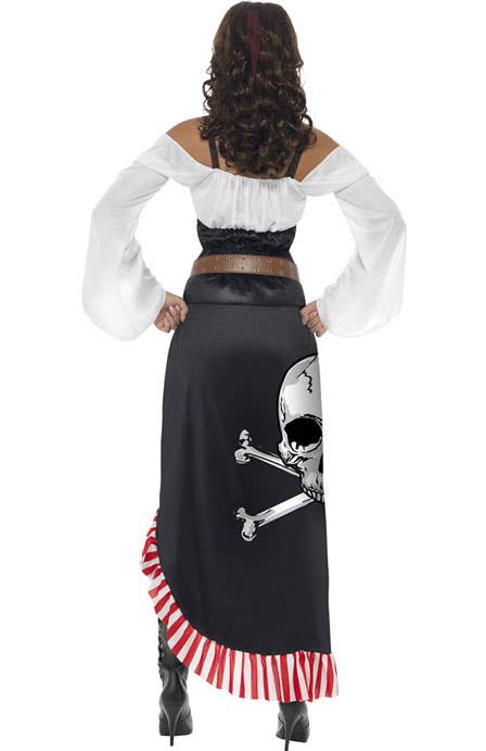 Sexy Women's Swashbuckling Pirate Costume - Back Image