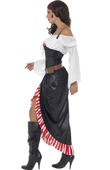 Sexy Women's Swashbuckling Pirate Costume - Side Image