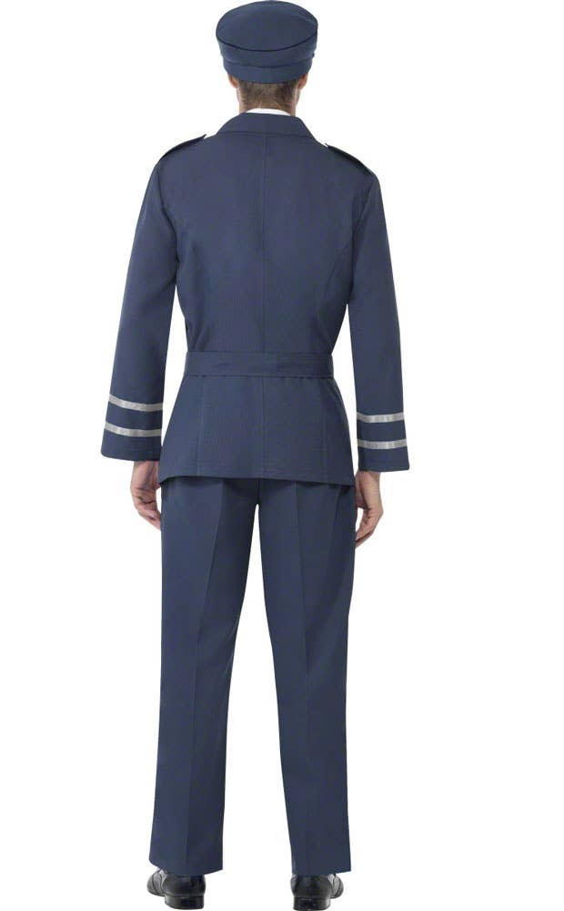 Air Force Captain Military Costume - Back Image