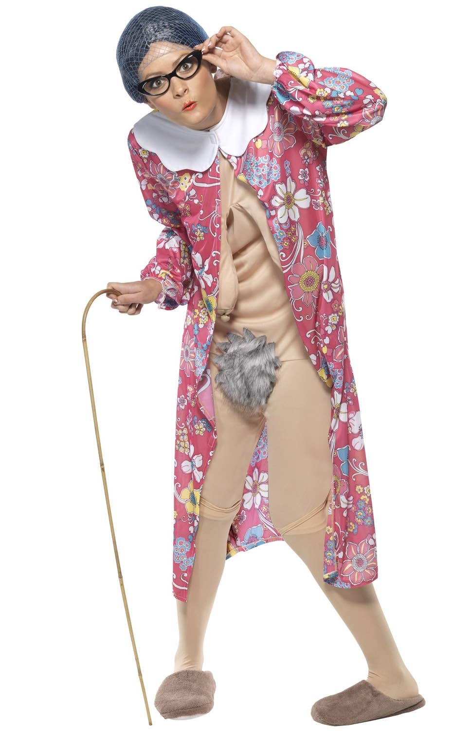 Hilarious Gravity Granny Rude Costume for Adults Main Image