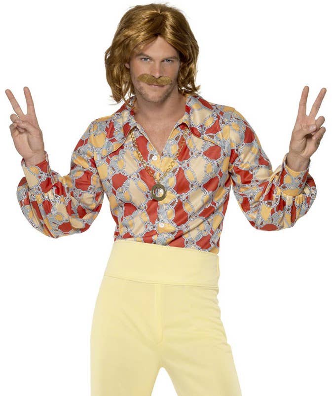 Men's Groovy 70s Disco Guy Dress Up Costume - Front Close Image