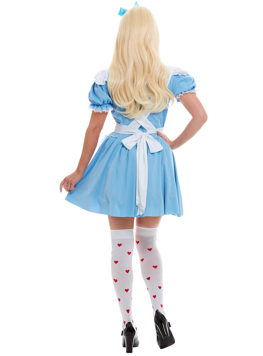 Womens Deck of Cards Alice in Wonderland Costume - Back Image