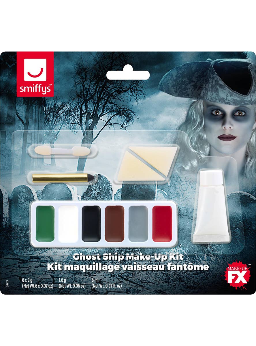 Ghost Pirate Special Effects Costume Makeup Kit - Pack Image