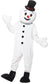 Mascot Snowman Adult's Christmas Fancy Dress Costume Front Image