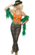 Womens Pimpette Hangster Fancy Dress Costume - Main Image