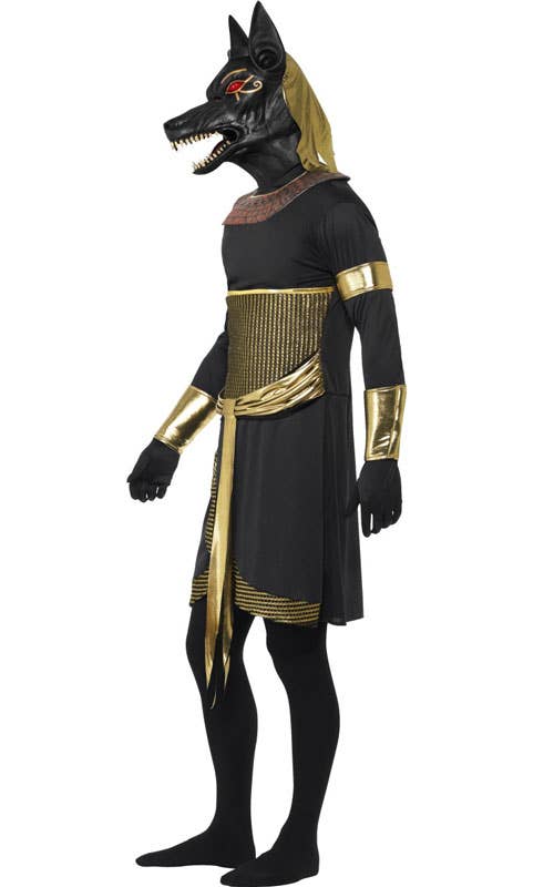 Anubis Jackal Men's Egyptian God Costume - Side Image