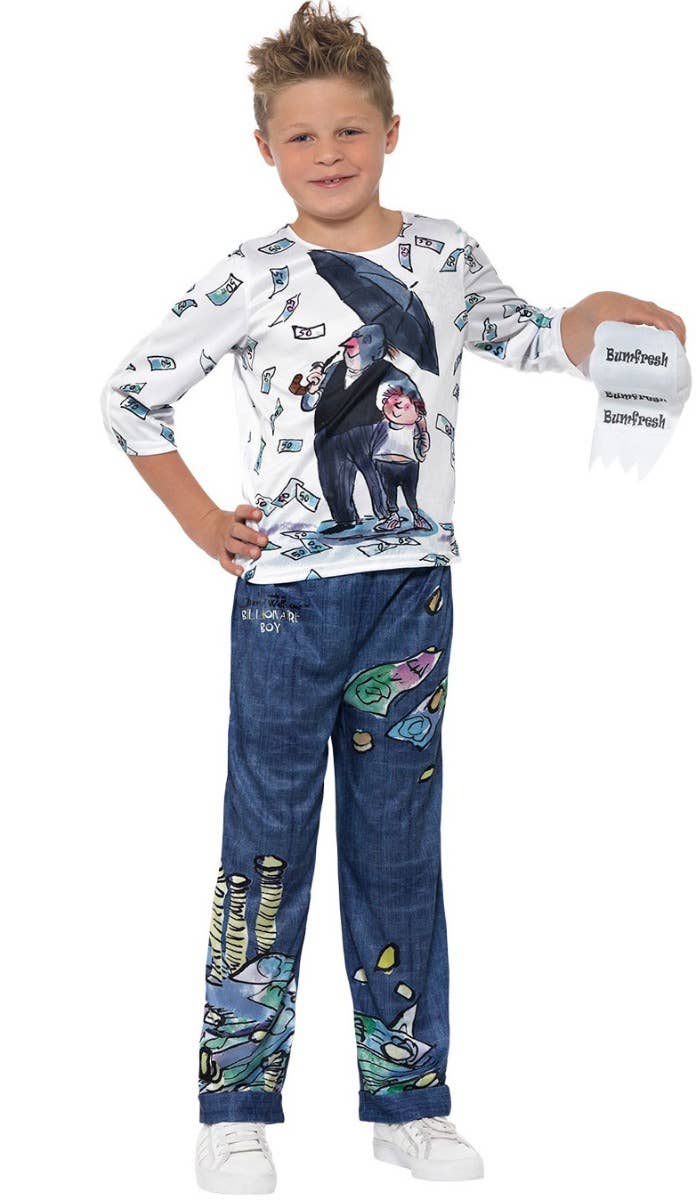 Billionaire Boy David Walliams Boy's Book Week Costume ALT Image