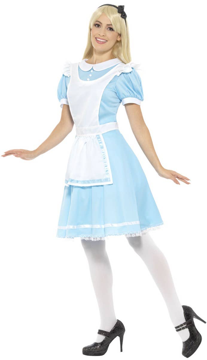 Women's Wonder Princess Alice in Wonderland Fairytale Costume Alternative Front Image